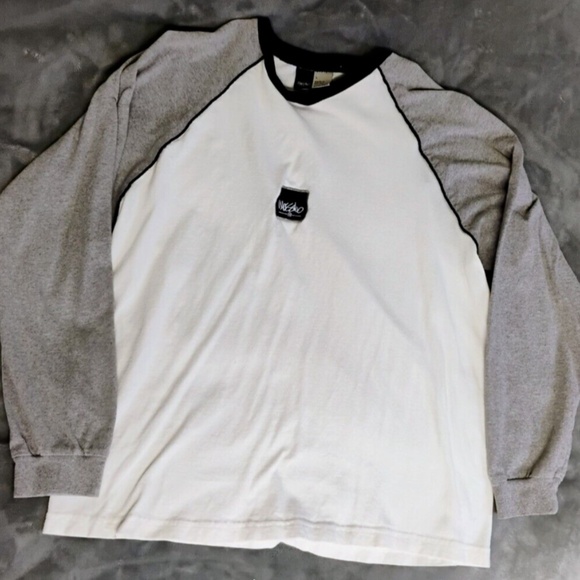 Vintage Mossimo Logo Graphic Long Sleeve T-Shirt Surfer Skater y2k 90s Grunge - Picture 2 of 10